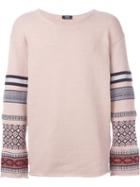 Ports 1961 Contrast Sleeve Jumper