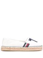 Tommy Hilfiger Monogram Patch Espadrilles - White
