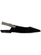 Fabiana Filippi Slingback Shoes - Black