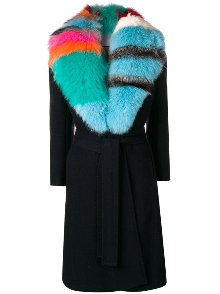 Giada Benincasa Belted Coat - Blue