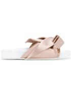 No21 Knotted Bow Sandals - Pink & Purple