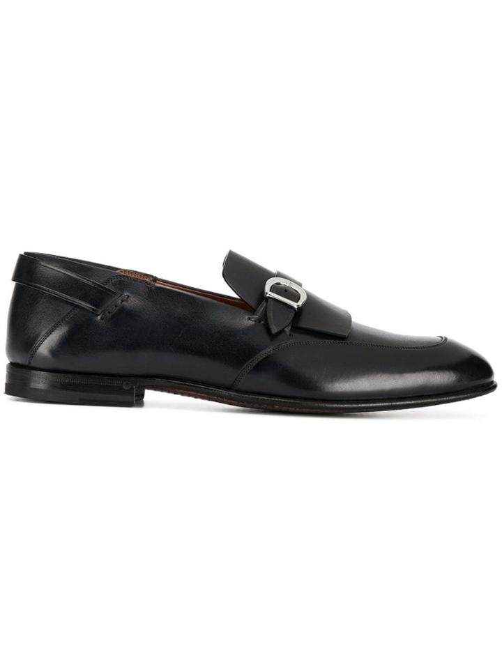 Silvano Sassetti Buckle Detail Loafersa - Black