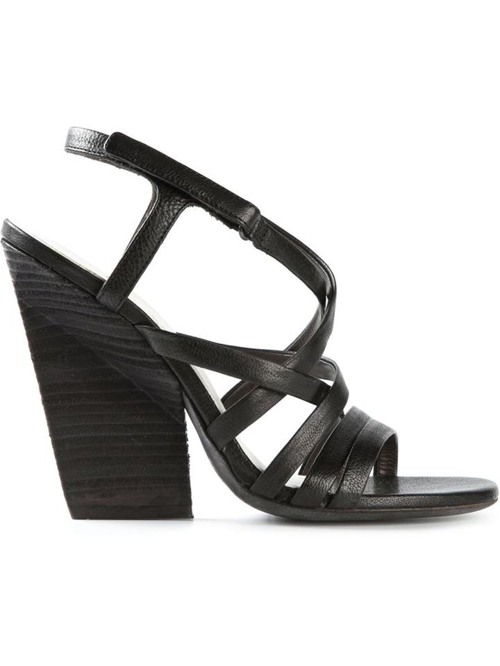 Marsèll Strappy Sandals, Women's, Size: 40, Black, Leather