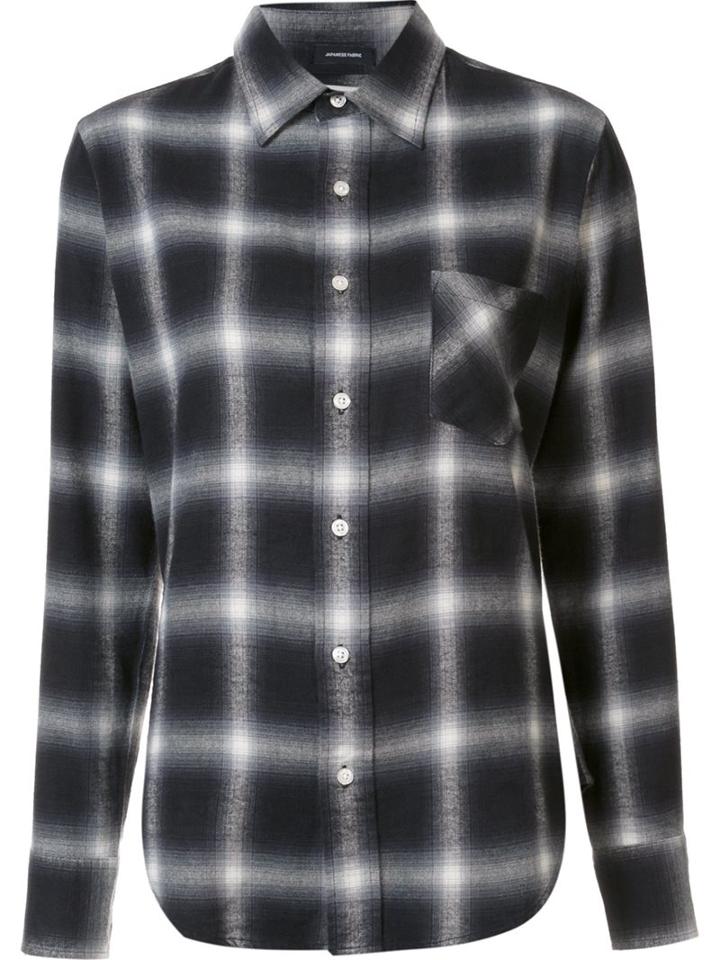 R13 Checked Button Down Shirt