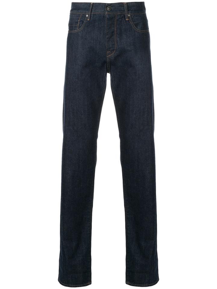 Kent & Curwen Straight Leg Jeans - Blue