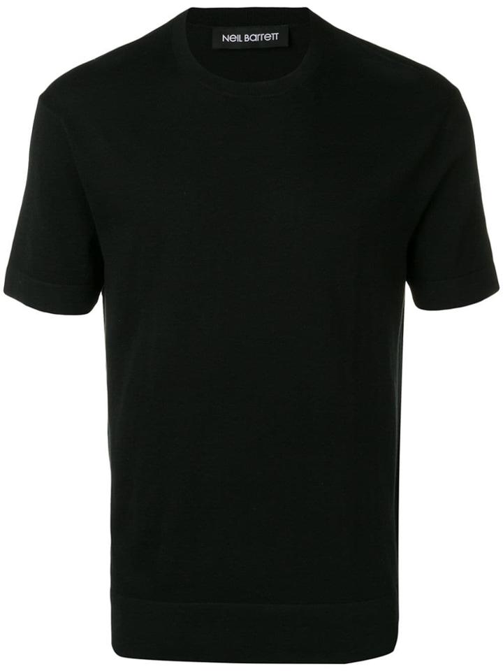 Neil Barrett Basic T-shirt - Black