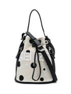 Kenzo Kombo Dots Bucket Bag - White