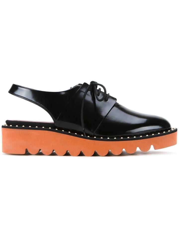 Stella Mccartney Odette Slingback Brogues - Black