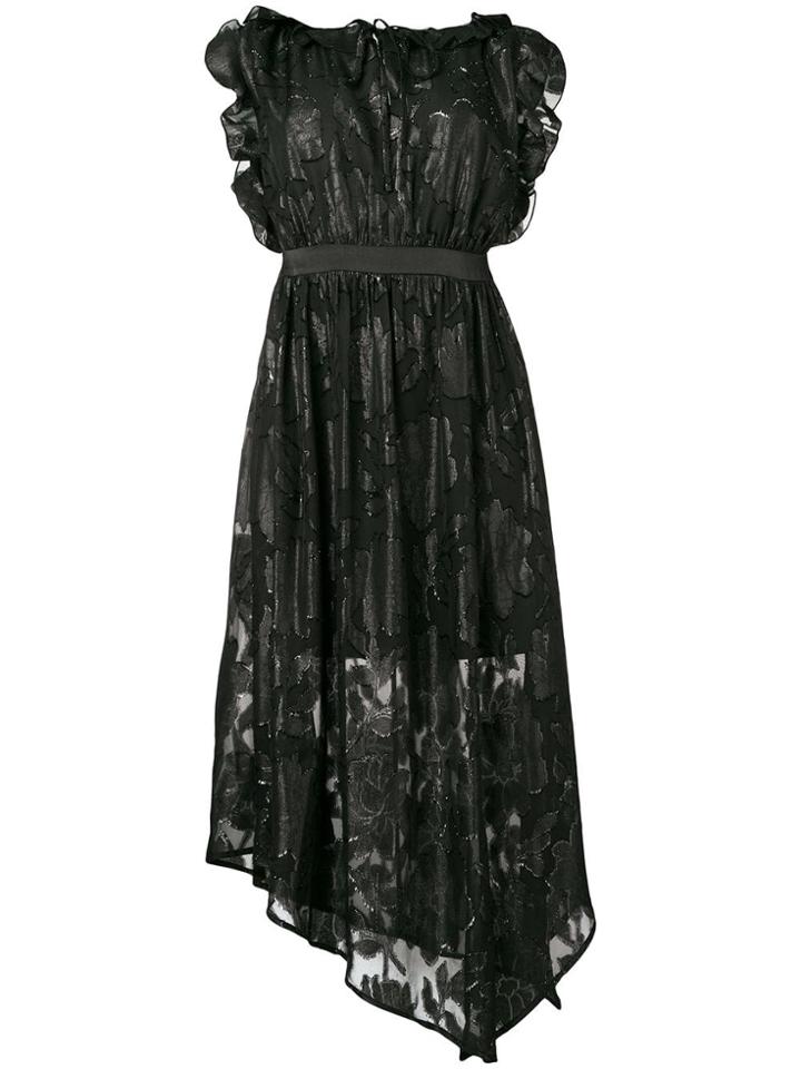 Three Floor Floral Matrix Dress - Black