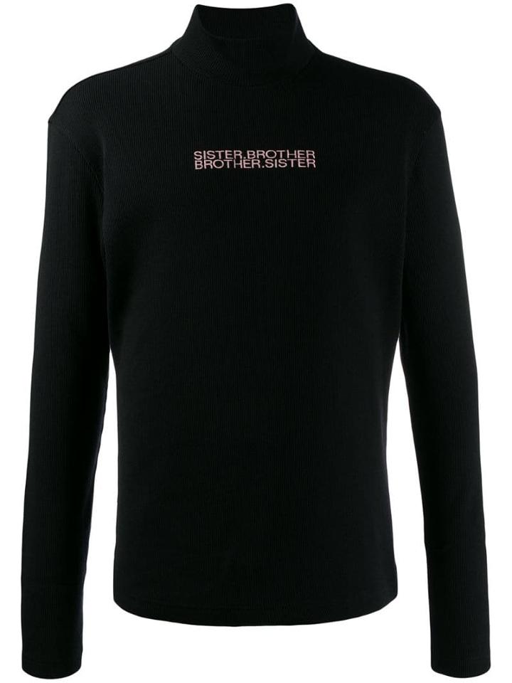 Fengchen Wang Sister Brother Jumper - Black