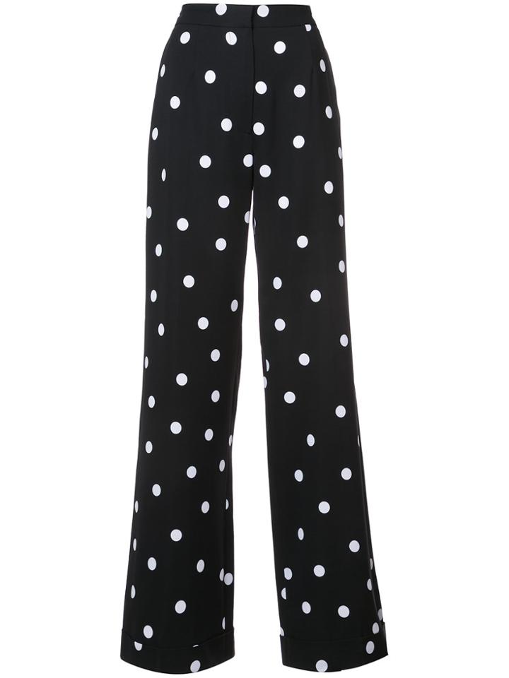 Ann Demeulemeester High Waisted Wide Trousers - Black
