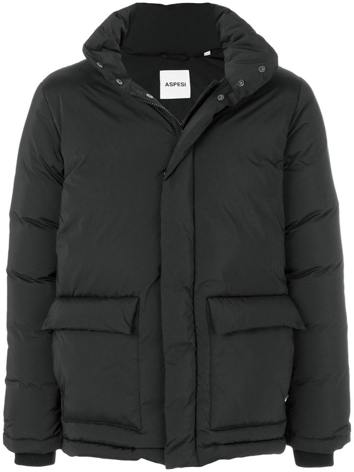 Aspesi Padded Front Pocket Jacket - Black