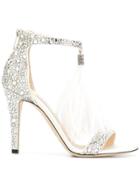 Jimmy Choo Viola 100 Sandals - White