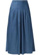 Missoni Vintage Front Pleat Midi Skirt