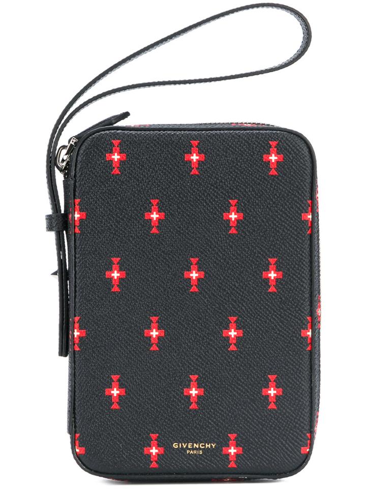 Givenchy Totem Print Box Pouch - Black