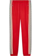 Gucci Oversize Technical Jersey Jogging Pant - Red