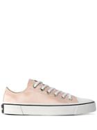 Marc Jacobs Low Top Satin-effect Sneakers - Pink