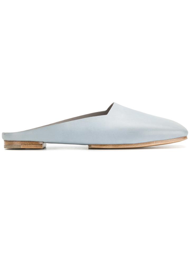 Marsèll Square Toe Mules - Blue