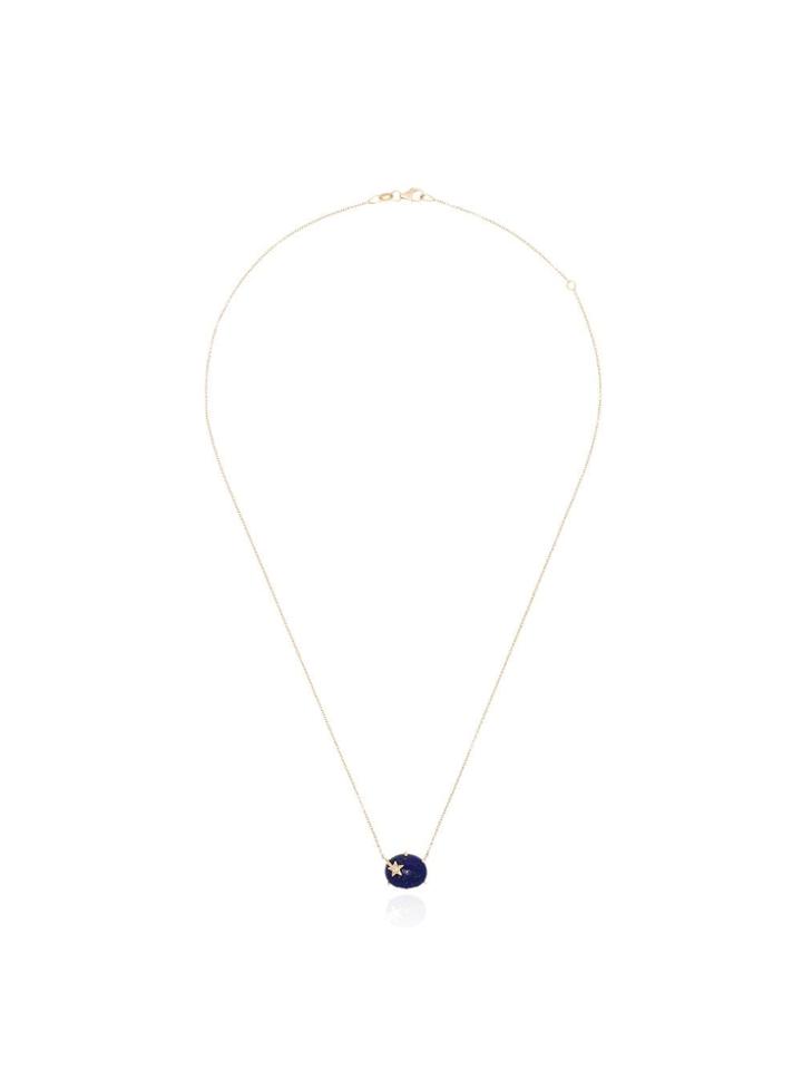 Andrea Fohrman Galaxy Lapis Necklace - Gold/blue