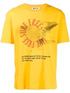 Mcq Alexander Mcqueen 'live Free Surf Free' T-shirt - Yellow