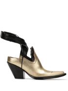 Maison Margiela Gold Pointed Boots