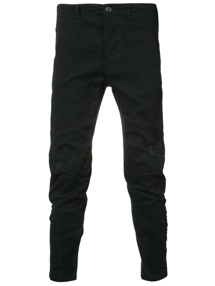 Julius - Tapered Trousers - Men - Cotton/polyester/polyurethane - 3, Black, Cotton/polyester/polyurethane