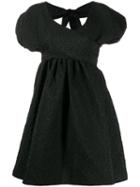 Cecilie Bahnsen Puffball Flared Mini Dress - Black