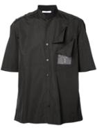 Aganovich Chest Patch Shirt, Men's, Size: 52, Black, Cotton