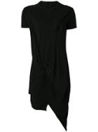 Rick Owens Drkshdw Draped Asymmetric T-shirt - Black