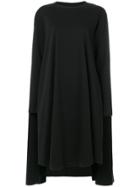 Mm6 Maison Margiela Oversized Jersey Dress - Black