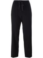 Forte Forte 'my Pants' Drawstring Trousers, Women's, Size: 2, Black, Linen/flax/wool/polyamide/cotton