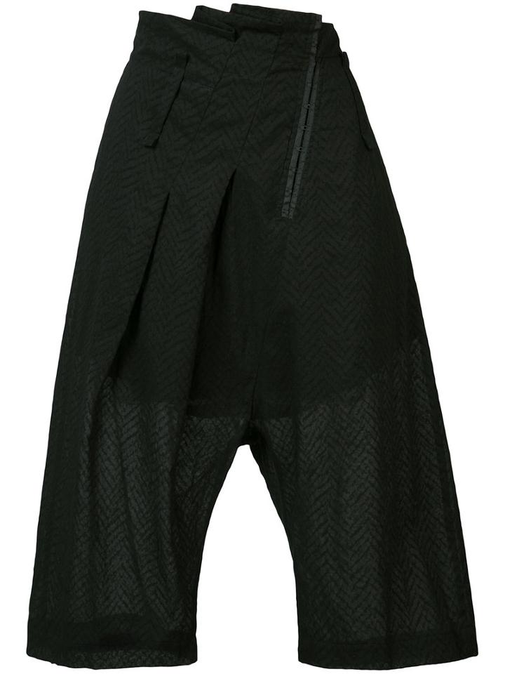 Lost & Found Ria Dunn Pleated Short Pants, Women's, Size: Small, Black, Cotton