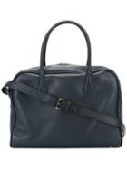 Balmain Pierre Tote, Women's, Blue, Leather