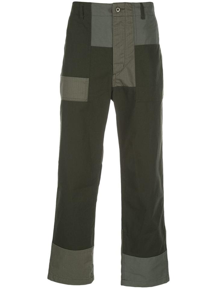 Engineered Garments Fatigue Patch Trousers - Green