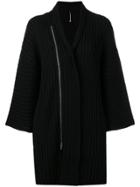 Pierantoniogaspari Ribbed Cardigan - Black