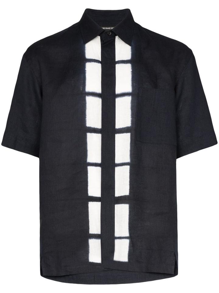 Issey Miyake Majime Dye Printed Shirt - Blue