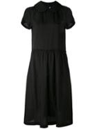 Comme Des Garçons Comme Des Garçons - Short Sleeve Midi Shirt Dress - Women - Cupro - S, Black, Cupro
