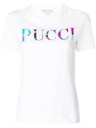 Emilio Pucci Logo Print T-shirt - White