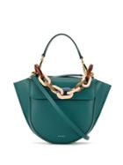Wandler Hortensia Chain Mix Shoulder Bag - Green