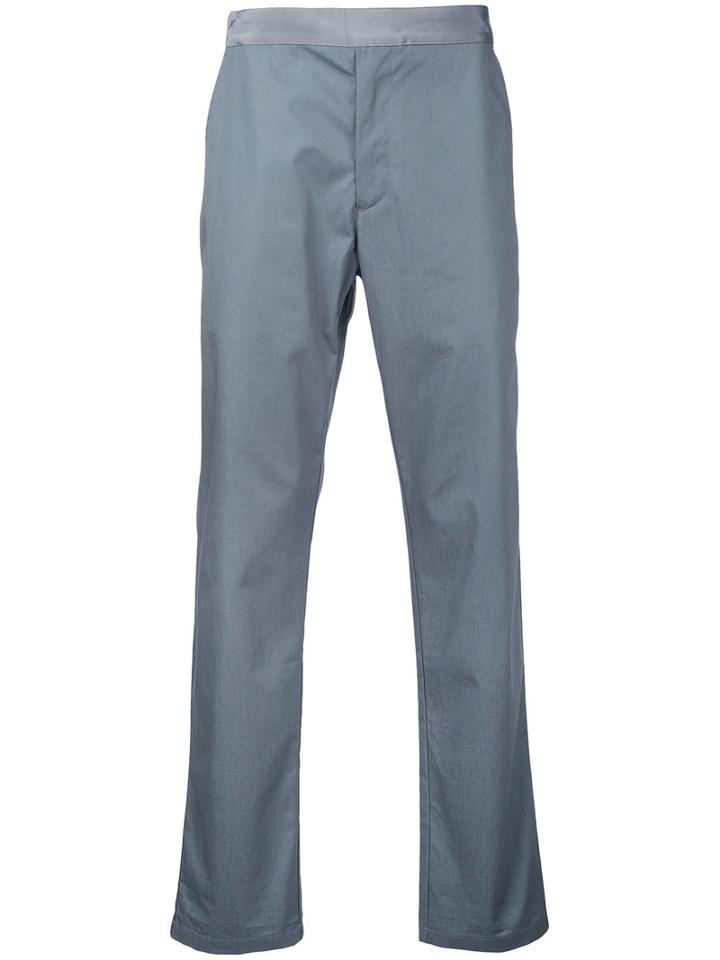 Oamc Tailored Trousers, Men's, Size: 34, Grey, Cotton