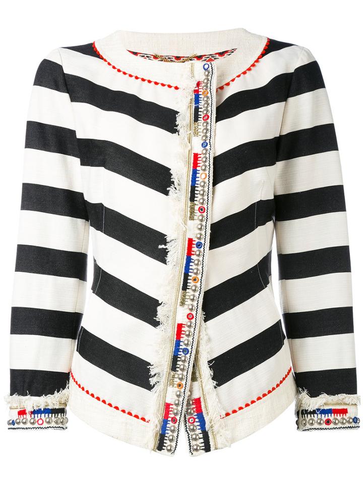 Bazar Deluxe - Giacca Jacket - Women - Cotton/spandex/elastane - 46, White, Cotton/spandex/elastane