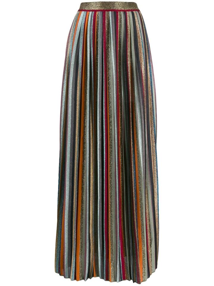 Missoni Pleated Maxi Skirt - Blue