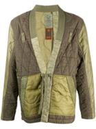 Maharishi Belted Quilted Jacket - Green