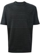 Lanvin Striped T-shirt, Men's, Size: Small, Black, Cotton