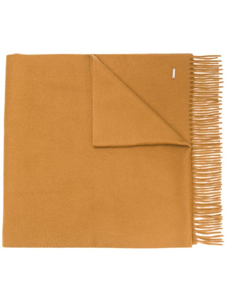 Loro Piana Fringed Scarf - Brown