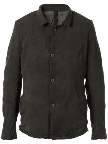 Poème Bohémien Long-sleeve Fitted Shirt - Black