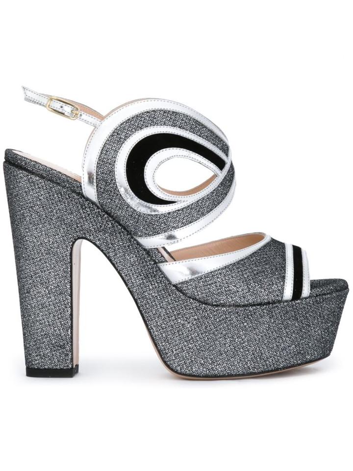 Nicholas Kirkwood 120mm 'suzy' Graffiti Sandals