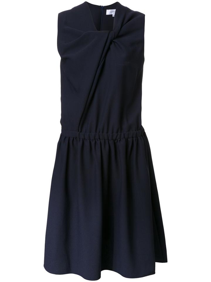 Carven Twist Detail Dress - Blue