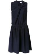 Carven Twist Detail Dress - Blue