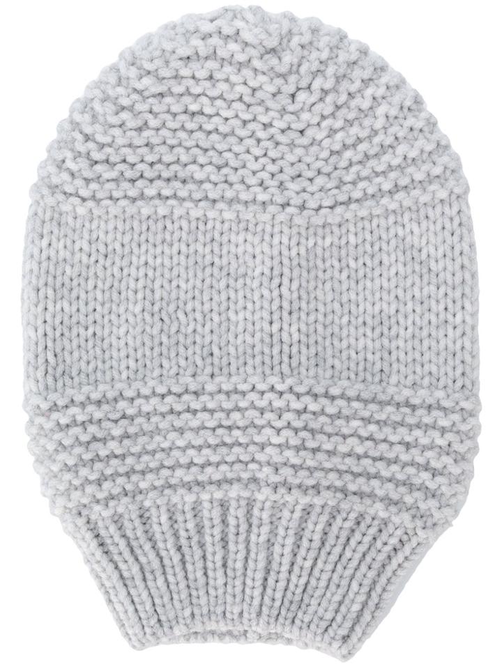 Fabiana Filippi Chunky Knit Beanie - Grey